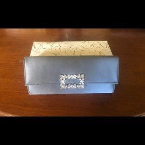 Platinum Silk Clutch